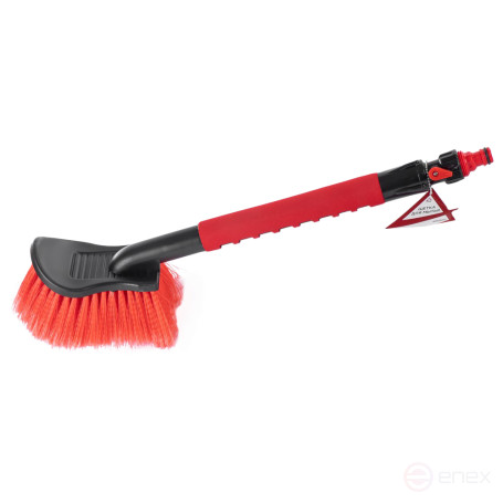 Щетка для мытья с краном подачи воды и мягкой ручкой L= 47 см ARNEZI A0403010