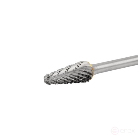 Борфреза твердосплавная NORGAU Industrial коническая 6.3 мм, 14°, форма L, DCM