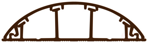 ERA KK Cable Channel-70-16- O floor covering brown RAL 8016 70x16mm