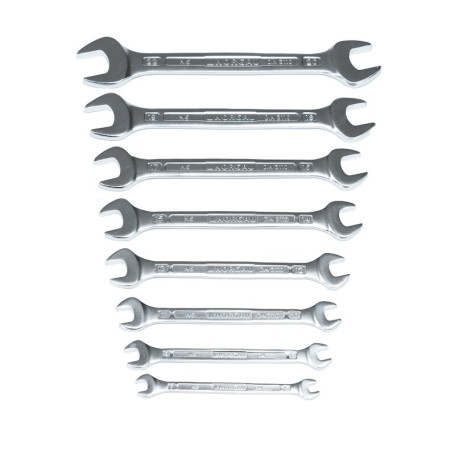 NORGAU Industrial 8-piece Double-sided wrench set, N6-008
