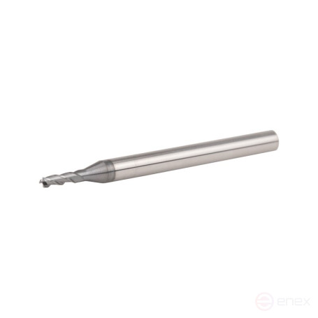 Universal end milling cutter NORGAU Industrial for metal 2 mm, Z3, VHM/AlCrSiN