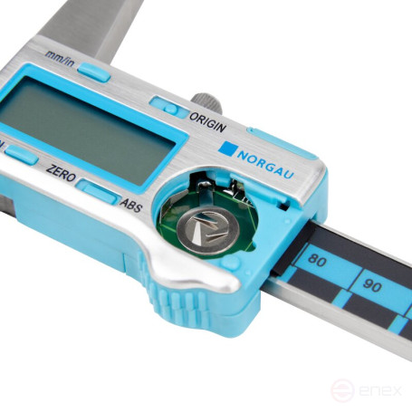 Штангенглубиномер NORGAU Industrial цифровой специальный 0-200 мм, NDD-H
