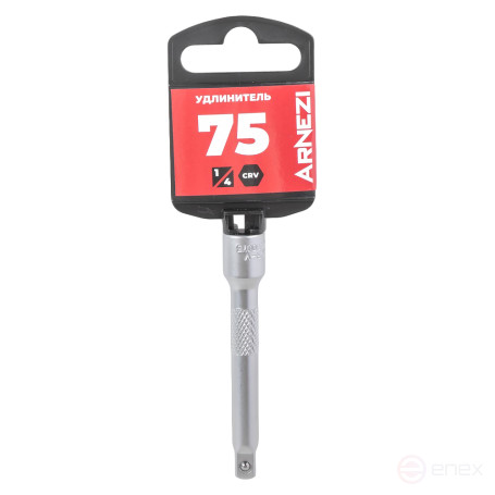Extension bar 1/4" L=75mm, on the holder Arnezi R0060075