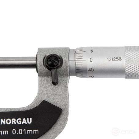 Микрометр гладкий NORGAU Industrial 0-25 мм, NM-25