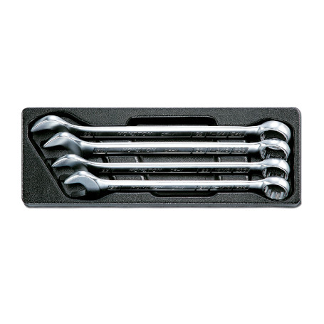 Набор комбинированных ключей в ложементе, 27-32 мм, 4 предмета