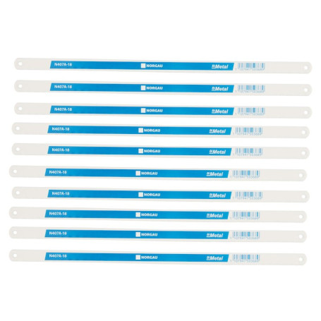 Полотно ножовочное NORGAU Industrial биметаллическое 300 (10 шт.), N407A-18
