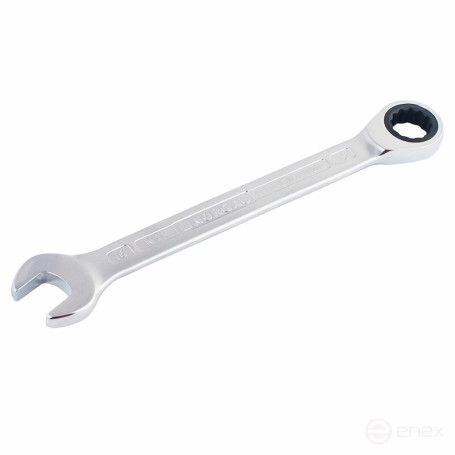 Ключ гаечный комбинированный NORGAU Industrial с трещоткой 24 мм, N7R-24