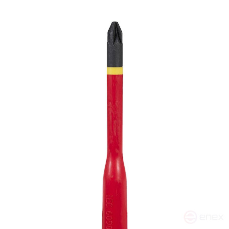 Отвертка диэлектрическая крестовая NORGAU Industrial PZ2x100 мм, N172