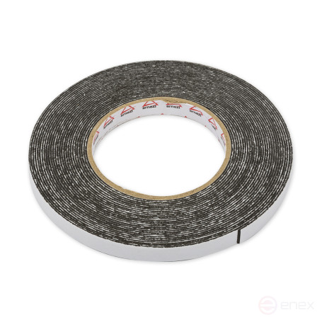 Double-sided adhesive tape 12 mm x 10 m on a foam base black ARNEZI R8030201