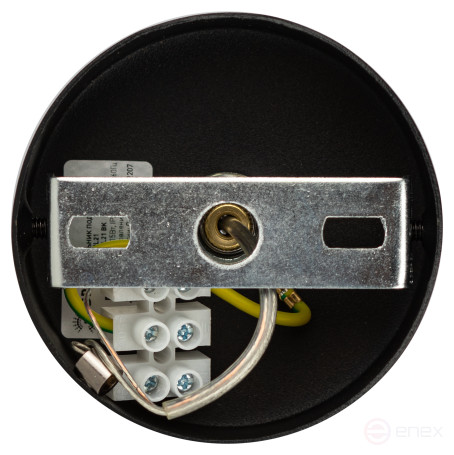 Pendant lamp (suspension) ERA PL26 BK MR16 GU10 Ceiling Cylinder Black