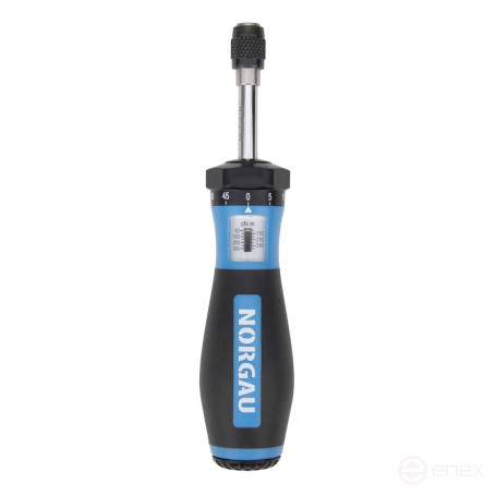 Отвертка динамометрическая NORGAU Industrial предельная 60-360 сНм, NTS12-3H