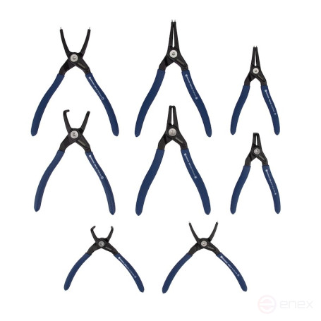 Set of locking ring pullers NORGAU Industrial NBS80-8, 8 items