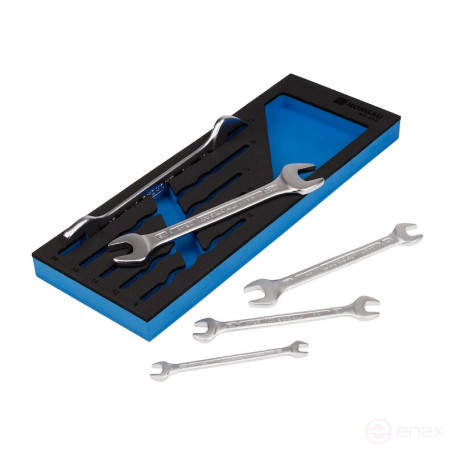 Набор гаечных рожковых двусторонних ключей NORGAU Industrial 5 предметов, N6-005