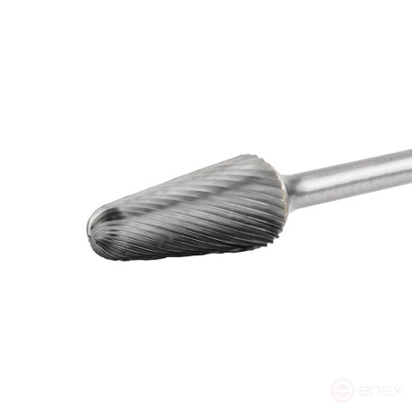 Борфреза твердосплавная NORGAU Industrial коническая 16 мм, 14°, форма L, SCM