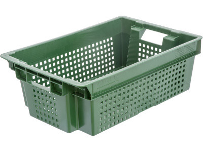 Box p/e 600x400x200 1.4kg. color. green