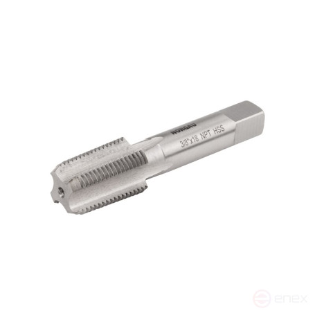 Manual NORGAU Industrial tap for blind and through holes NPT 3/8, form C, HSS