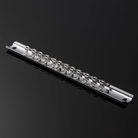 Рейка для двенадцати головок 1/4" NORGAU Industrial, 230 мм, NVHM20-12