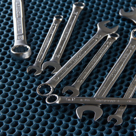 Набор комбинированных гаечных ключей NORGAU Industrial NBS7-011, 11 предметов