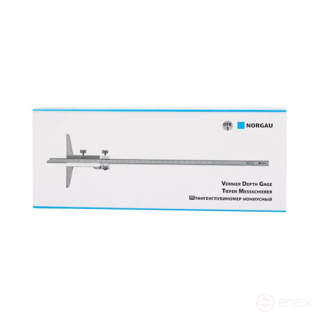 Штангенглубиномер NORGAU Industrial нониусный 0-300 мм, NDV-C
