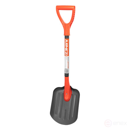 Лопата для очистки снега 290х210х800 металлическая Arnezi R9190212