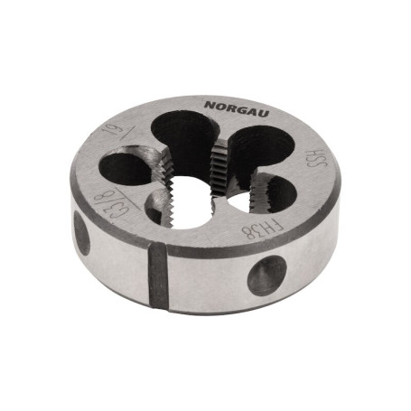 Плашка дюймовая NORGAU Industrial по металлу G 3/8, HSS