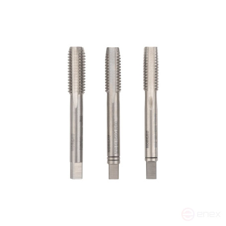 Комплект ручных метчиков NORGAU Industrial M10, HSS, 3 предмета