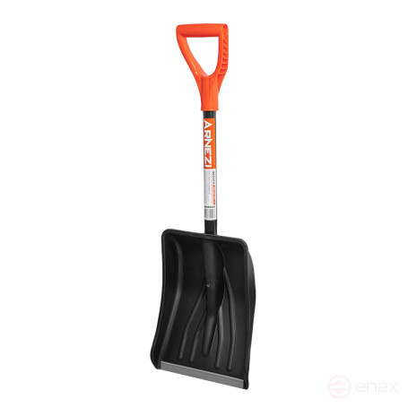 Лопата для очистки снега 365х250х900 металлический черенок Arnezi R9190220