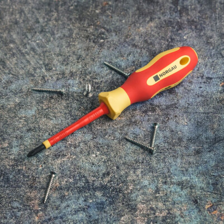 Dielectric screwdriver NORGAU Industrial PH1x80 mm, N171