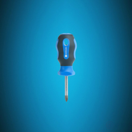 Отвёртка крестовая NORGAU Industrial короткая Phillips PH1х38 мм, N162