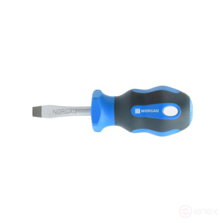 Slotted screwdriver NORGAU Industrial short 6.5 x 38 mm, N152