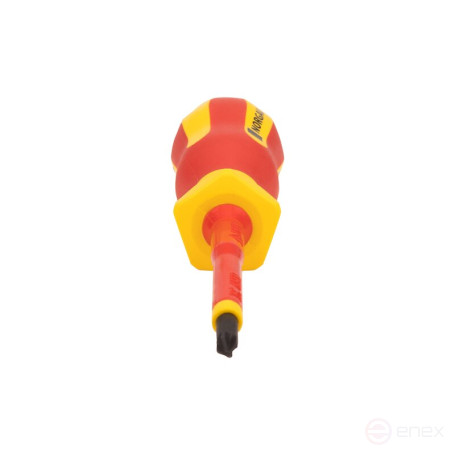 Отвертка диэлектрическая крестовая NORGAU Industrial PZ1x80 мм, тип N171