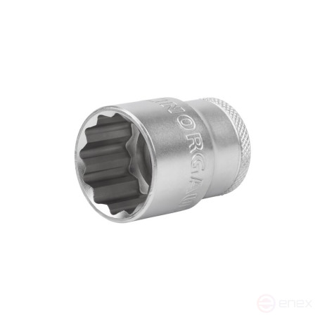 Головка 12-гранная торцевая NORGAU Industrial 1/2" 24 мм, ND19-24
