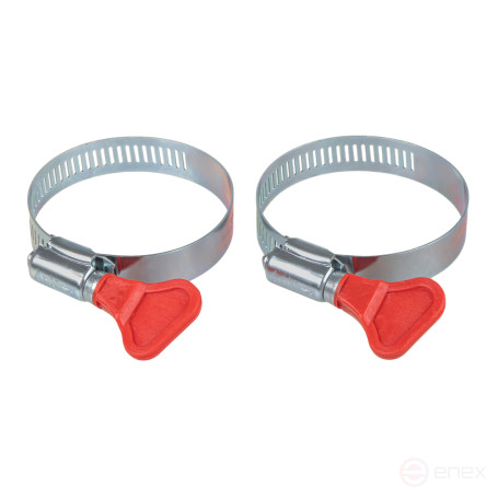 Комплект хомутов червячных с ключом 33х57 / 9-0,6 W1 2шт ARNEZI A0902277