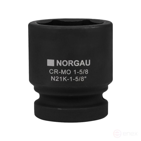 Головка торцевая ударная NORGAU Industrial шестигранная дюймовая 1", 1.5/8", N21K-1.5/8