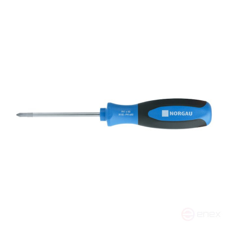 Отвертка крестовая NORGAU Industrial Phillips PH 1x80, N160