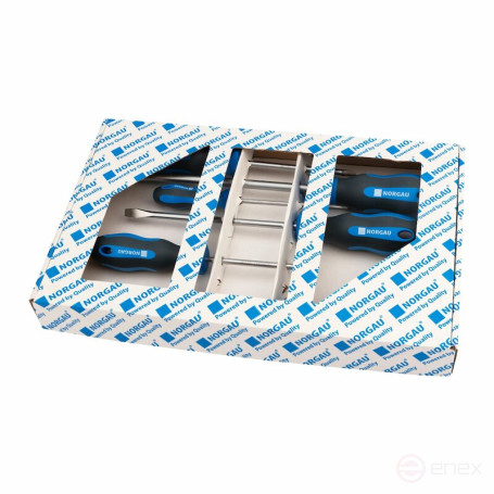 Набор отверток SL/PH 6 предметов, тип NBS151-161-006, NORGAU