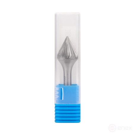 Борфреза твердосплавная NORGAU industrial коническая 16x61 мм, 60°, форма J, SCM