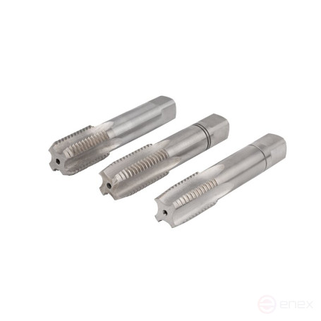 Set of hand taps NORGAU Industrial M22, HSS, 3 pieces