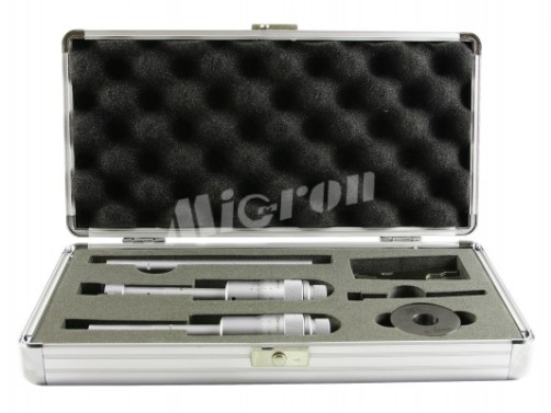 A set of micrometric 3-point nutrometers 50-100 0.005