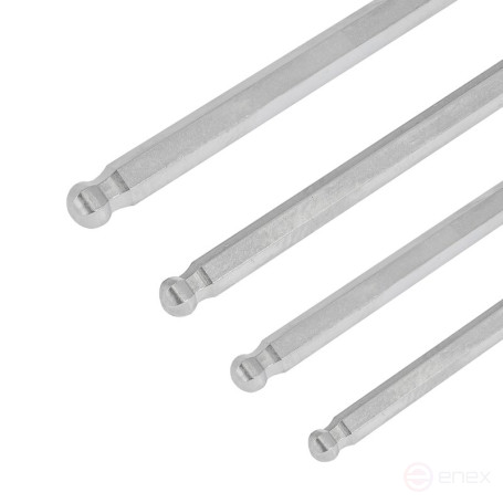 Набор шестигранных дюймовых NORGAU Industrial удлиненных ключей 13 предметов, N42LA-013