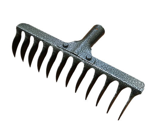 Rake 12 teeth rail steel