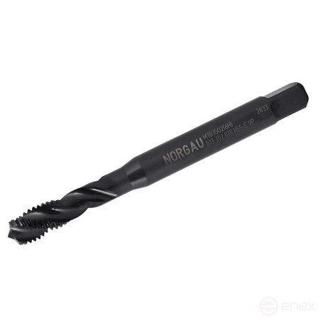 Метчик машинный NORGAU Industrial для глухих отверстий М6, форма C, HSS-E/VAP
