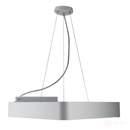 ERA Geometria LED Lamp SPO-153-W-40K-030 Delta 30W 4000K 2100Lm IP40 600*600*80 white pendant