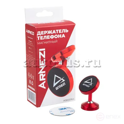 Magnetic phone holder on the panel / Red ARNEZI A0602064