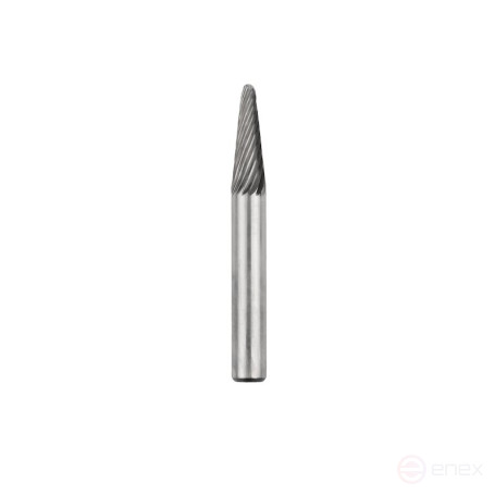 Борфреза твердосплавная NORGAU Industrial коническая 6 мм, 14°, форма L, SCM