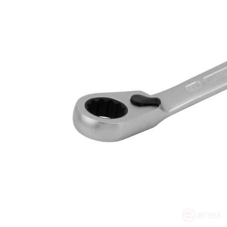 Ключ гаечный комбинированный с переключающейся трещоткой NORGAU Industrial 16 мм, N7UR-16