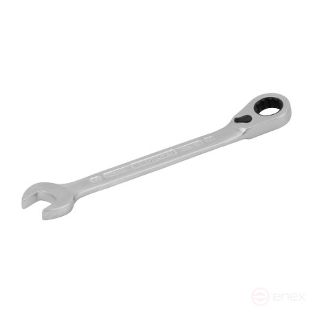 Ключ гаечный комбинированный с переключающейся трещоткой NORGAU Industrial 15 мм, N7UR-15