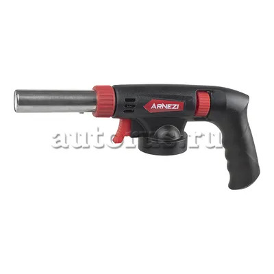 Gas burner-nozzle with piezo ignition on collet cylinder with handle ARNEZI R7006305