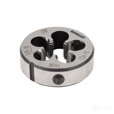 Плашка дюймовая NORGAU Industrial по металлу UNF 5/8, HSS