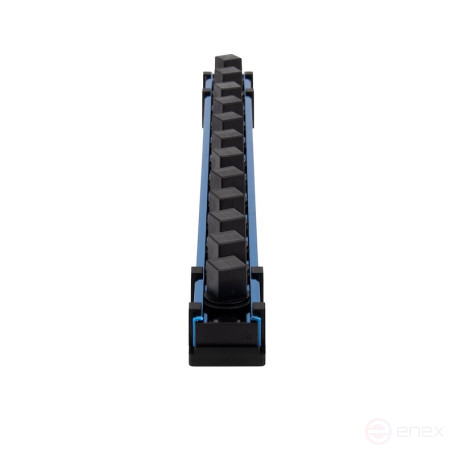 Magnetic rail for 12 end heads 1/2" NORGAU Industrial 356 mm, NVH19-12
